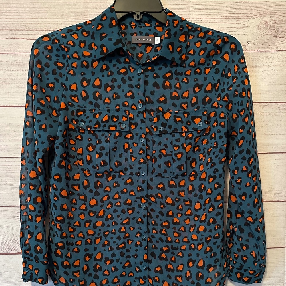 Mint Velvet Brand Womens Size US 6 / UK 10 Print Blouse